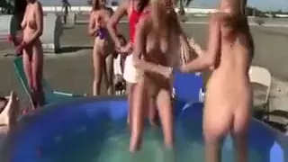 The ladies show un lady like behaviour during their pledge