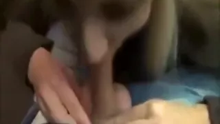 Amateur blonde dirty tattooed teen slut eating pov cock