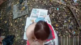 Teen gives her pussy to the boy in spy web camera glasses