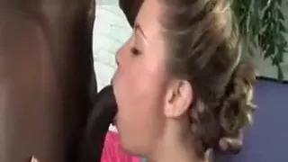 Blonde Strips And Sucks BBC