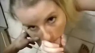 Blonde slut pov blowjob