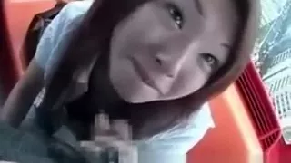 A ride at the fun fair takes a naughty turn for this asian