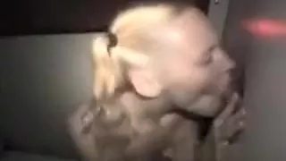 Blonde Sucks Dick And Fucked Through A Glory Hole