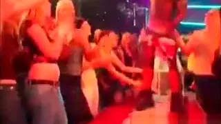 Hot girls attending a CFNM party with strippers