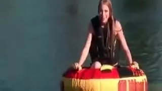 Sexy brunette babe gets ready for some