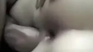 Celebrating our horny honeymoon in a hotel