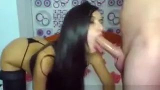 Babe Sucking a Big Cock and Getting Anal