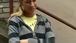 This blonde hottie is always game when it comes to money