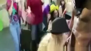 They eagerly stuff their mouths with hard dick at this party