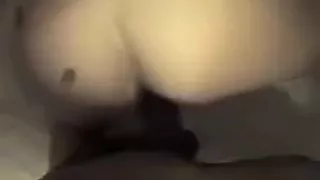 Dark cum on legs that are white