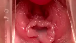 Horny MILF pussy close up