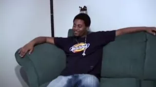 1st time faced with shaking black ramrod up her mouth