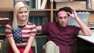 Amateur teen thief cummed