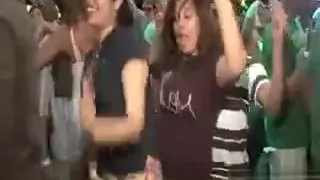 Young Hotties Get Wild on the Mic at the Club