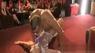 Stunning chick feels fresh cum