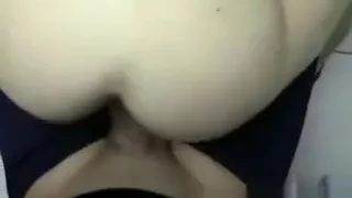 Real pulled up babe gets slammed