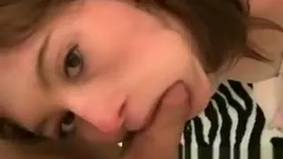 Ex Girlfriend From Next Door Taking Facial Cumshot