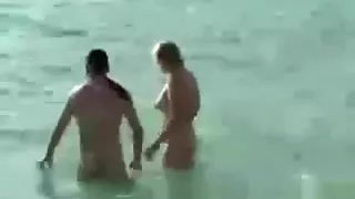 Voyeuring swinger Orgy on Nude Beach