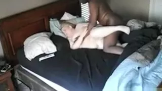 Pregnant white wife fucks with black boner