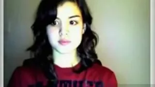 charmingly beautiful teen flashes her small