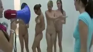 College babes initiation in shower and want some action