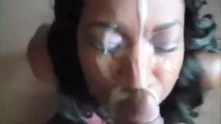 Best homemade ebony, blowjob, closeup sex video