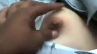 Incredible private funny, dark hair, eat tits adult clip