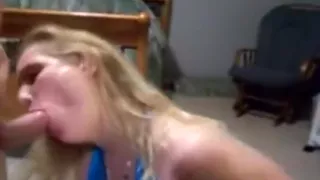 Fabulous exclusive blowjob, american, blonde xxx clip