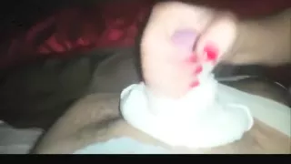 Horny exclusive handjob, missionary, mature xxx clip