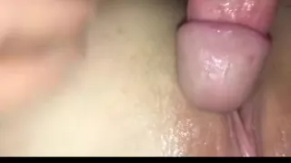 Horny homemade missionary, hardcore, shaved pussy sex clip