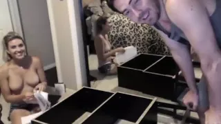 Fit Girl Is Doing Some Stretching