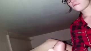 A Teen Slut Is Sucking Dick