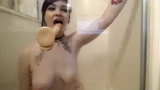 A Slut Is Taking A Shower