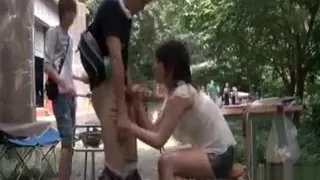 Sexy asian babe gets horny jerking