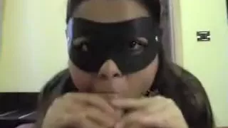 Mask was taped with by Hooker on