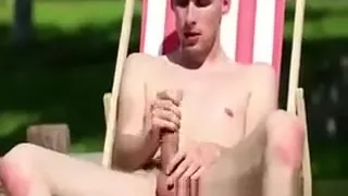 Femdom babes hold down guy as they suck his pathetic cock