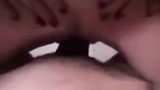 Sexy brunette babe blows stiff rod