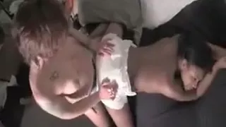 Incredible horny lesbians making out