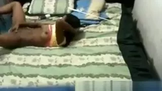 Spying my black teen neighbour 8