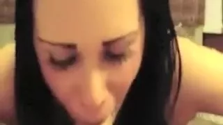 British Mouthful of Cum