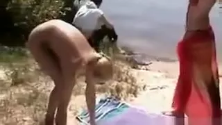 Nude Babes At The Beach