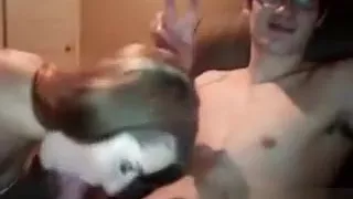 Beautiful Canadian College Chick Sucking College Dick