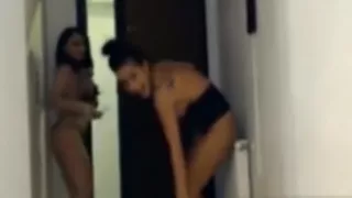 two young cumshots open door naked by oopscams