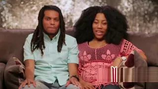 Hot black couple having fun naked