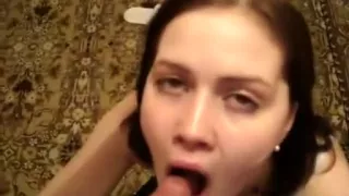 Nice brown haired licks rod ...