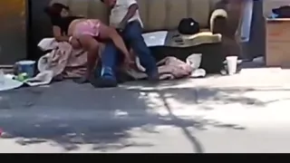 Exotic exclusive public, voyeur, brunette sex scene