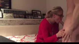 Incredible private blowjob, hardcore, blonde xxx clip