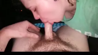Exotic exclusive oral, brunette, blowjob sex scene
