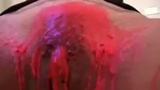 Dirty slut Talia gets tied in bondage