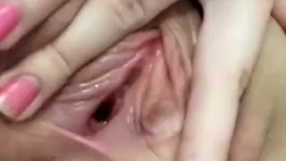 Hot brunette girl anal toying webcam